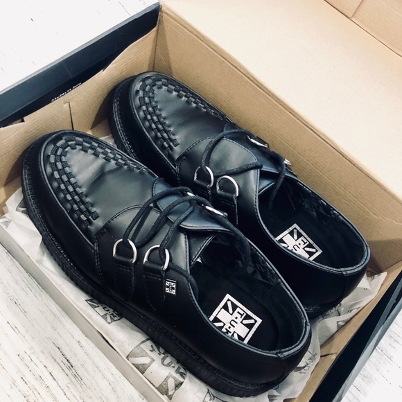 T.U.K Vegan D-Ring Round Viva Creepers size 10 - Picture 6 of 8